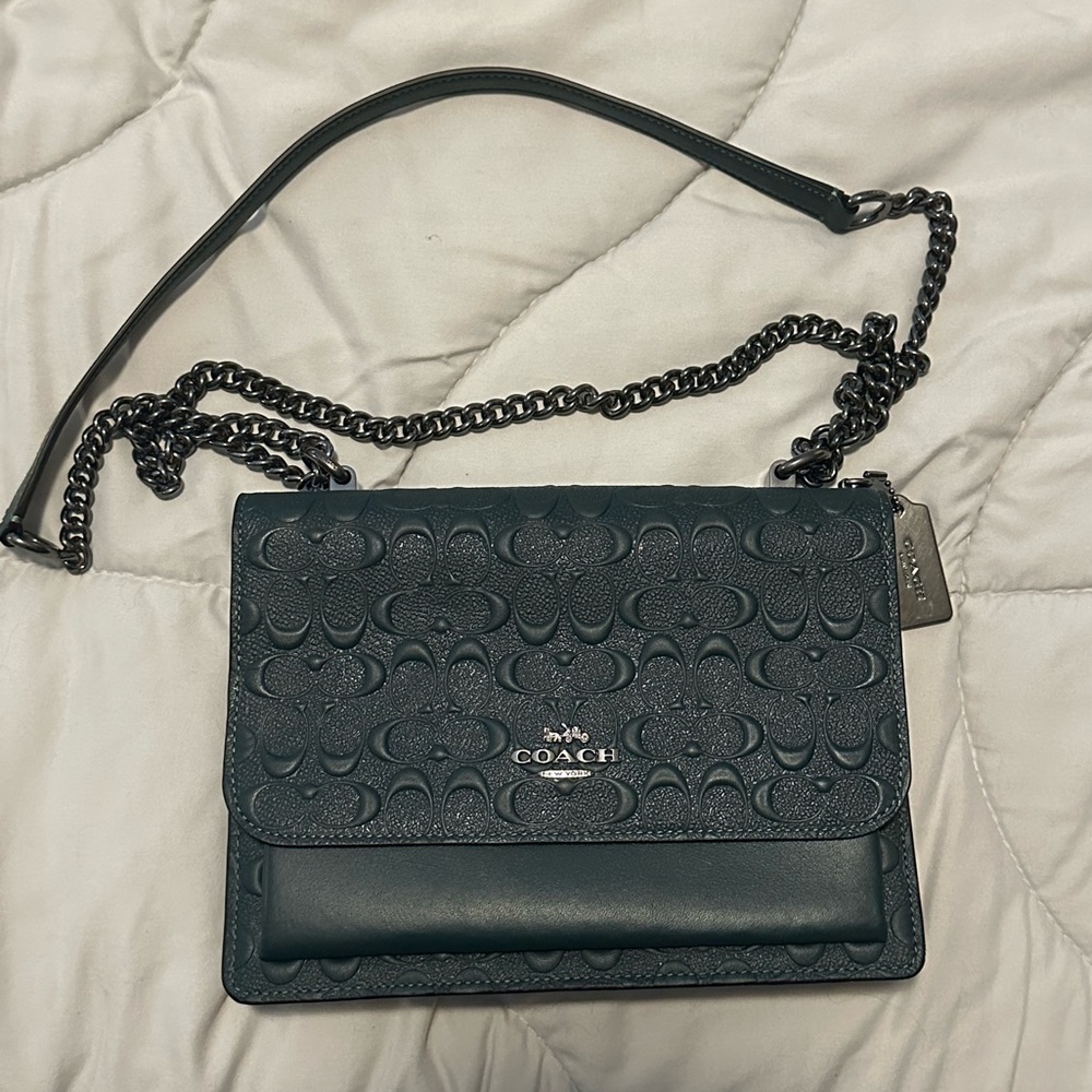 Coach Forest Green Crossbody